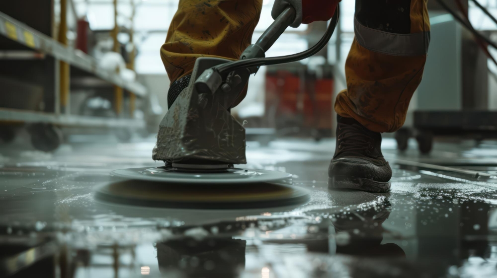 Concrete Floor Cleaning