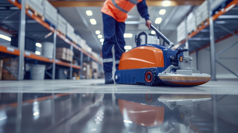 Warehouse Floor Scrubbing Services